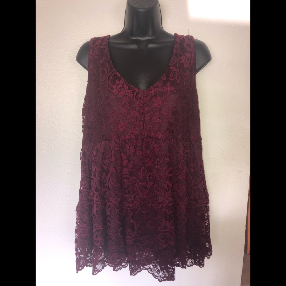 Lacy tank top